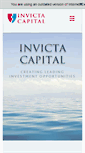 Mobile Screenshot of invictacapital.co.uk
