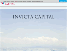 Tablet Screenshot of invictacapital.co.uk